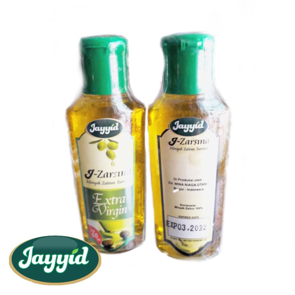 

Minyak Zaitun Extra Virgin Cair Zarsina 60Ml Jayyid Tursina Herbal Jerawat p3k