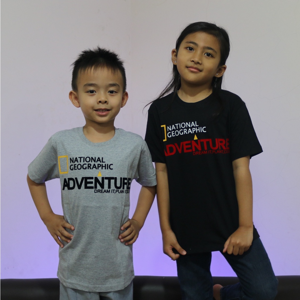 Kaos ANAK ADVENTURE DREAM - Baju Fashion Anak Adventur Natgeo Kaos National Geographic Keren Bludru 