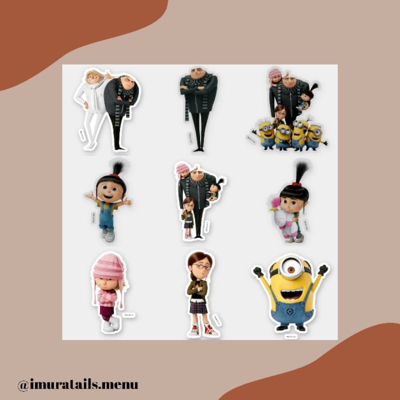 21pcs Sticker Tumblr Minion