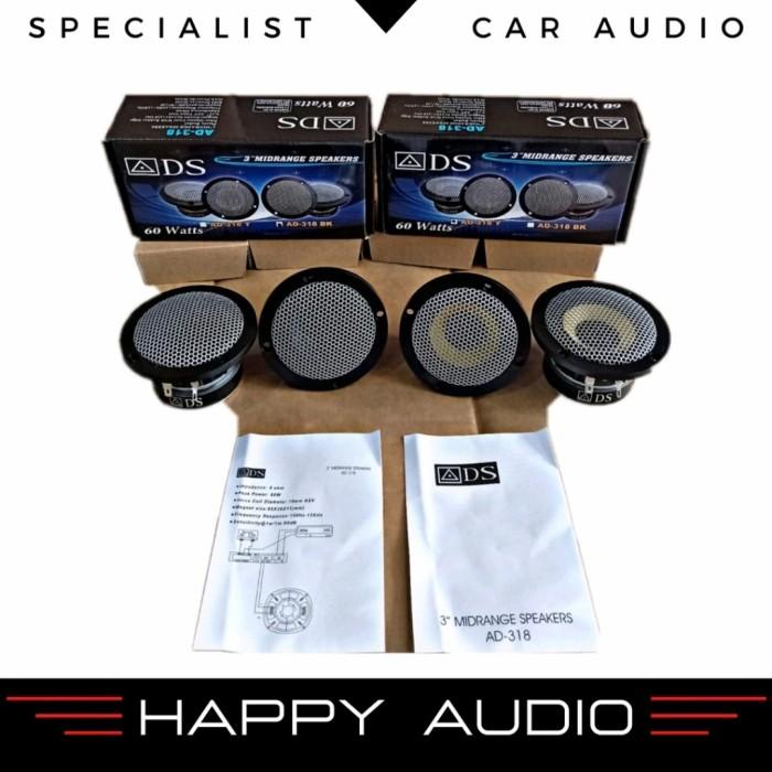 Speaker Midrange Ads Ad 308 Speaker 3 Inch Pilar Audio Mobil