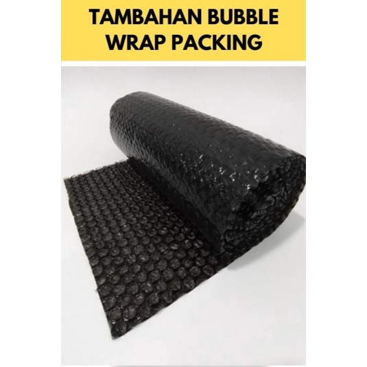 

PAKING TAMBAHAN PACKING EXTRA BUBBLE WRAP LEBIH AMAN