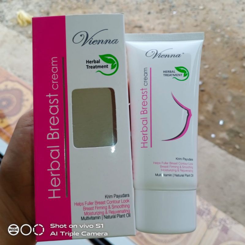 Vienna Breast Cream Pembesar dan Pengencang Payudara Asli BPOM