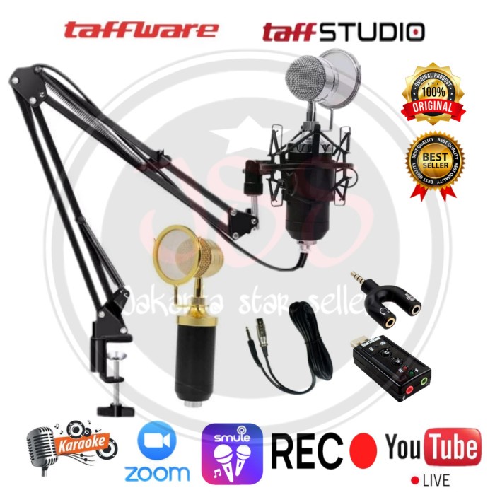 MICROPHONE BM 8000 / MIC CONDENSER BM 8000 STAND ARM SPLITTER