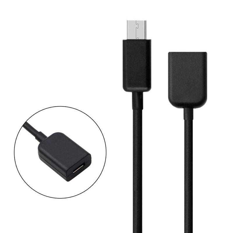 Cre Kabel Data / Charger Micro USB Male Ke Female Panjang 1M