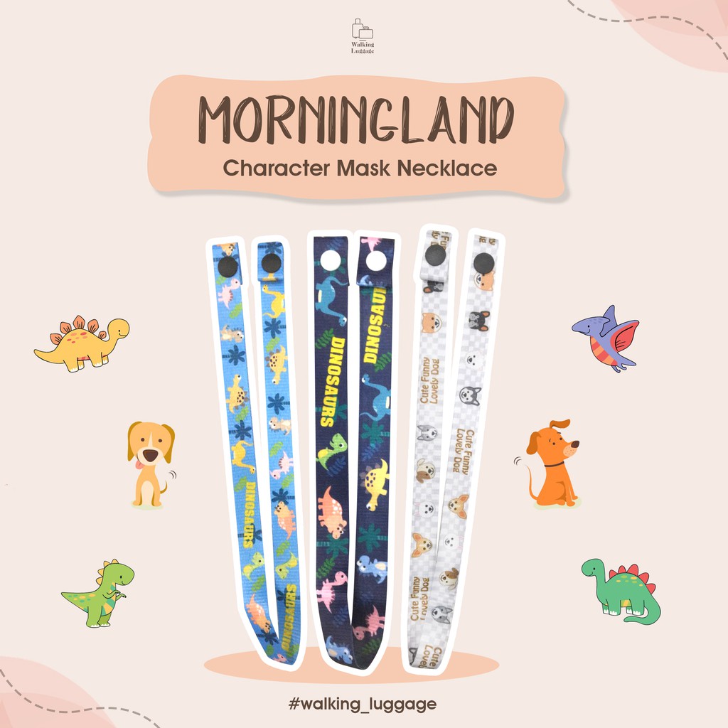 Strap Masker/Kalung Masker Korea/Kalung Masker Anak/Tali Masker Anak/Morningland Mask Necklace
