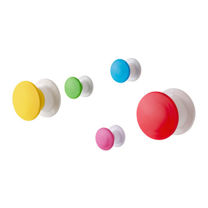 5 Pcs Hook Gantungan Dinding IKEA LOSJON Tempat Gantung Handuk Baju