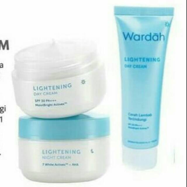 Wardah Lightening Night Cream dan Day Cream