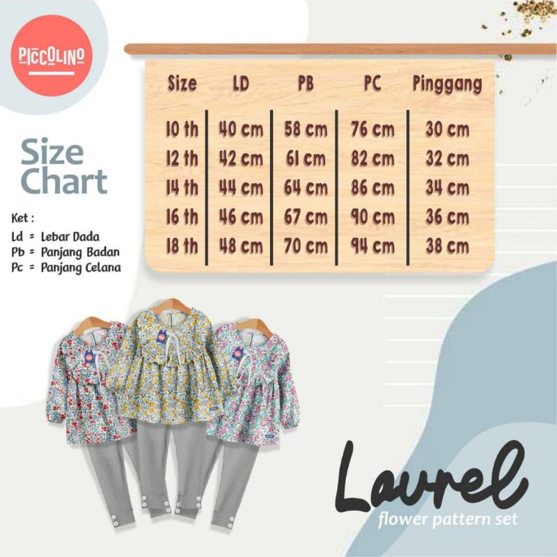 set griffe dan laurel 10-18t