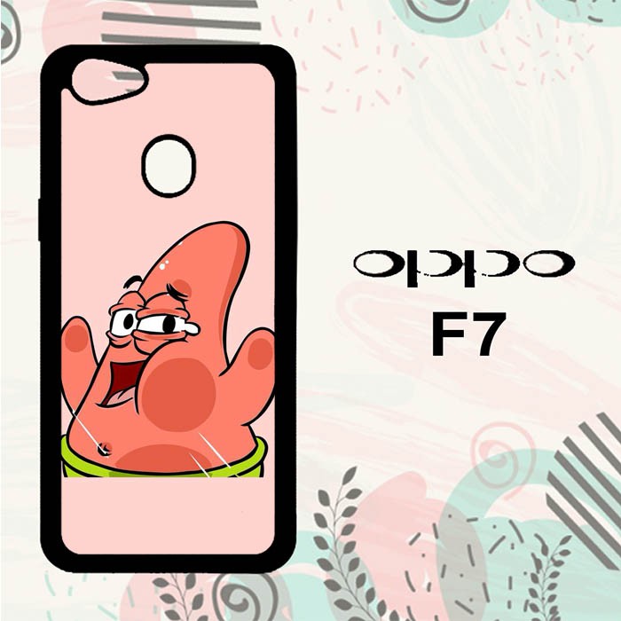 Casing OPPO F7 Custom Hardcase HP Patrick LI0110