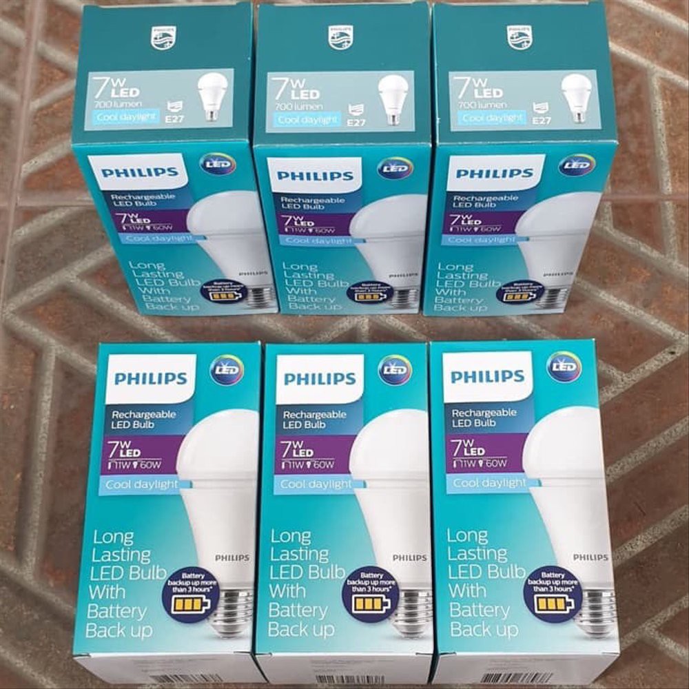 Philips led buld emergency lampu emergency philips 7 watt 7w lampu emergency 7watt Murah