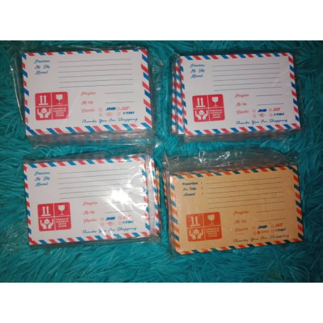 

Label olshop motif amplop