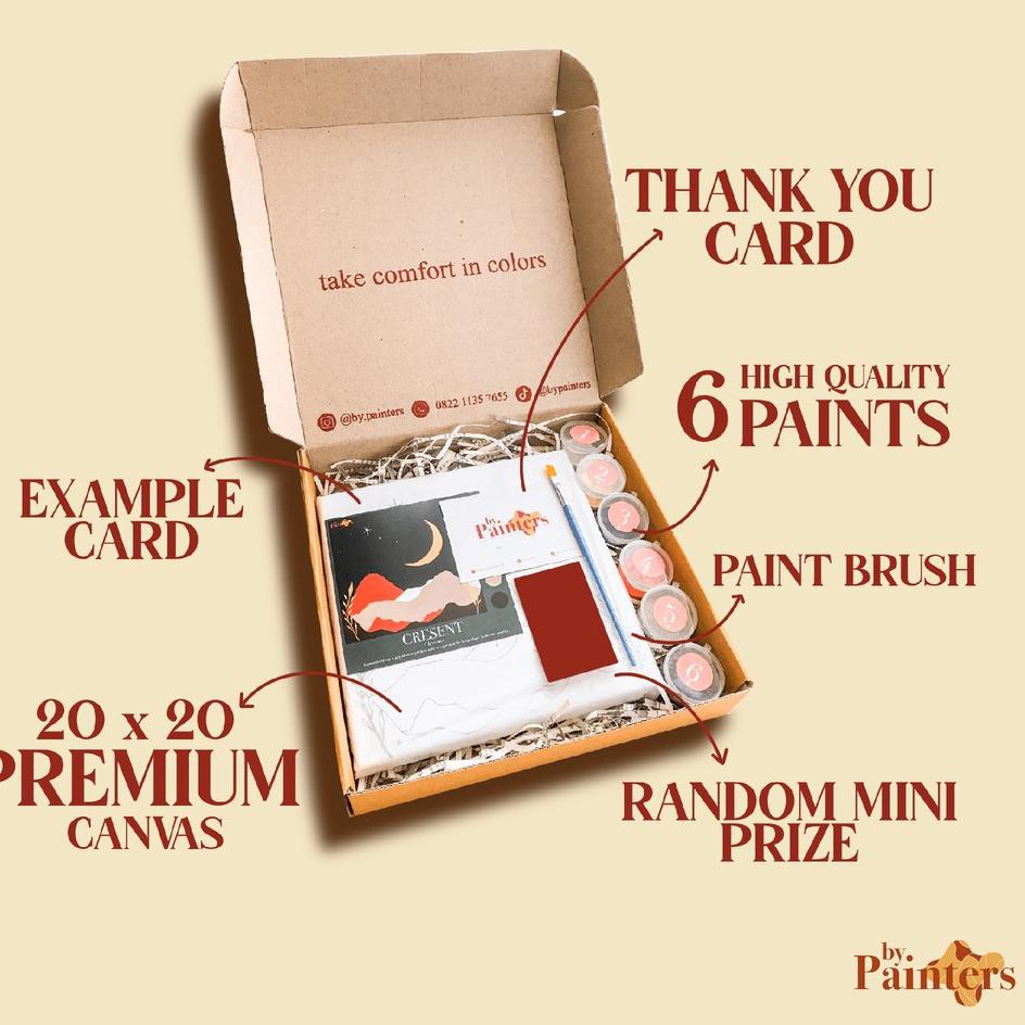 

Harga Murah.. Paint By Number Peninsula | ByPainters | Painting Set | 20x20cm Kanvas & 6 Akrilik | K
