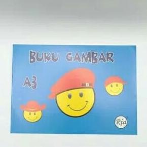 

(BISA COD) Buku Gambar ukuran A3 RIA(isi 10 buku) SPECIAL Kode 1380