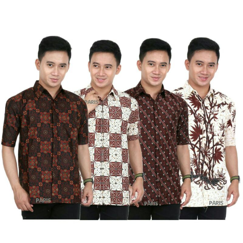 Kemeja batik lengan pendek primisima