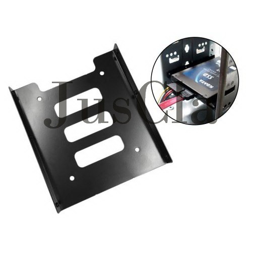 Mounting Bracket SSD - HDD 2.5 inch to 3.5 inch Hitam