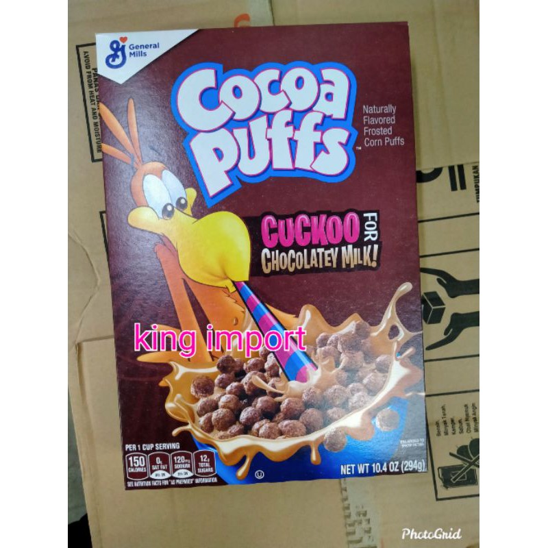 

General Mills Cocoa Puffs Puff Cereal 294gr Sereal Import