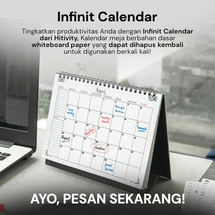 

Infinit Calendar Kalender Meja Whiteboard Paper Bisa Dihapus Dekorasi Terlaris