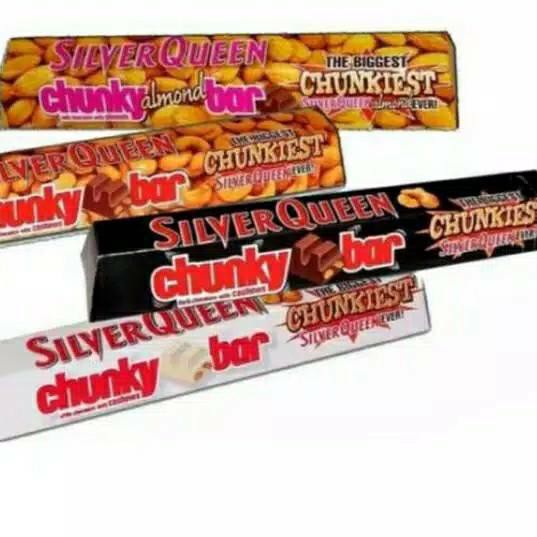 

PROMO BESAR (hev-764) Silver Queen Chunky Bar 100gram