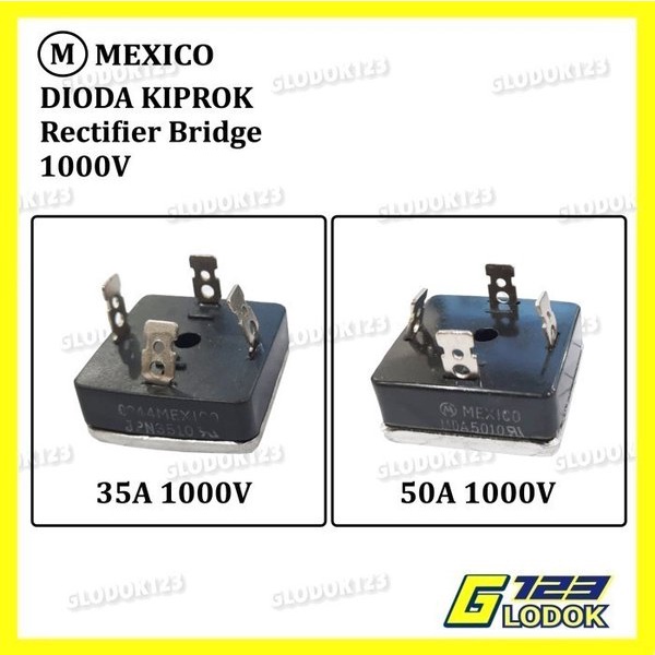 Dioda Diode Bridge KBPC Kiprok 35A 3510 50A 5010 1000V Mexico Original