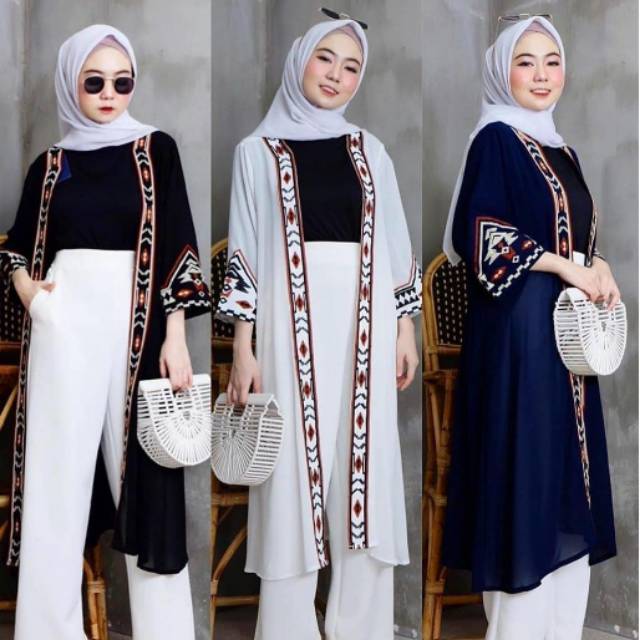 BOHEMIAN OUTER - FASHION WANITA - PAKAIAN MUSLIM WANITA - OUTER WANITA