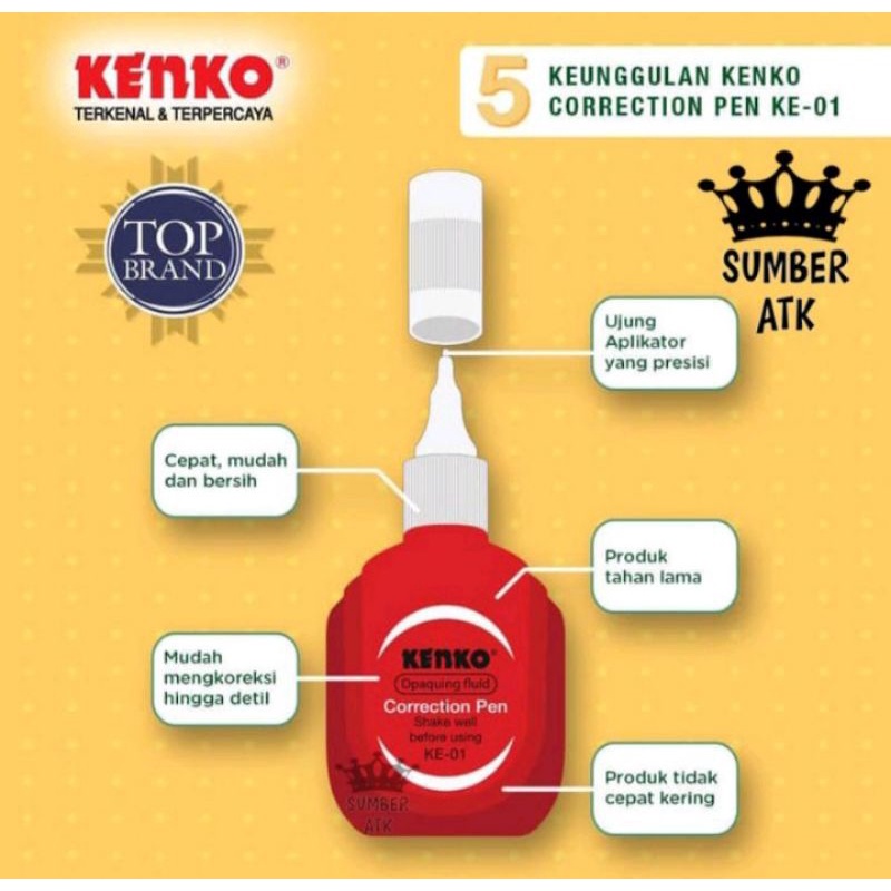 

TipX Kenko Ukuran besar warna merah original
