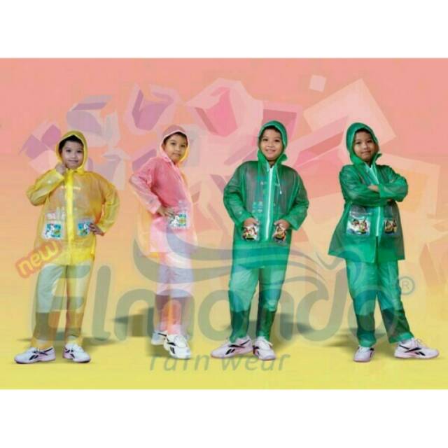 Jas Hujan Anak Setelan-Elmondo Remaja