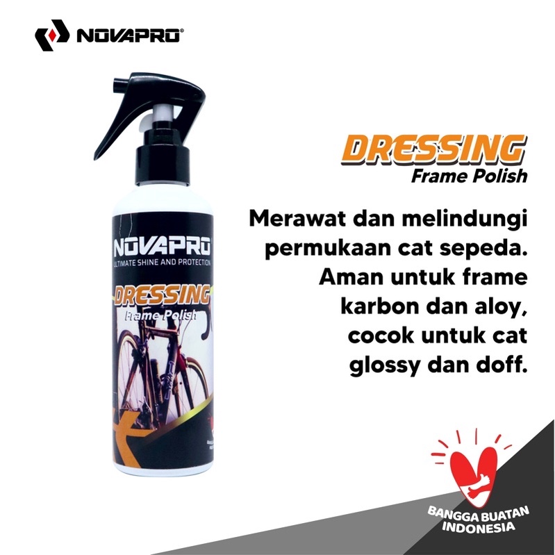 Novapro - Pengkilap Frame Sepeda Dressing 250Ml