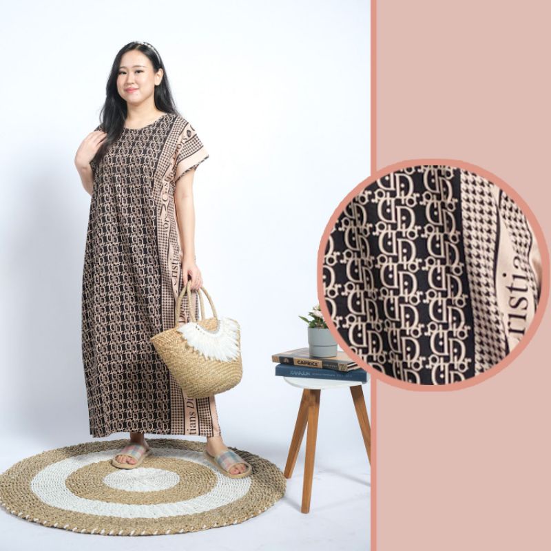 daster bali habel verell panjang semata kaki rayon premium baju tidur murah-K6
