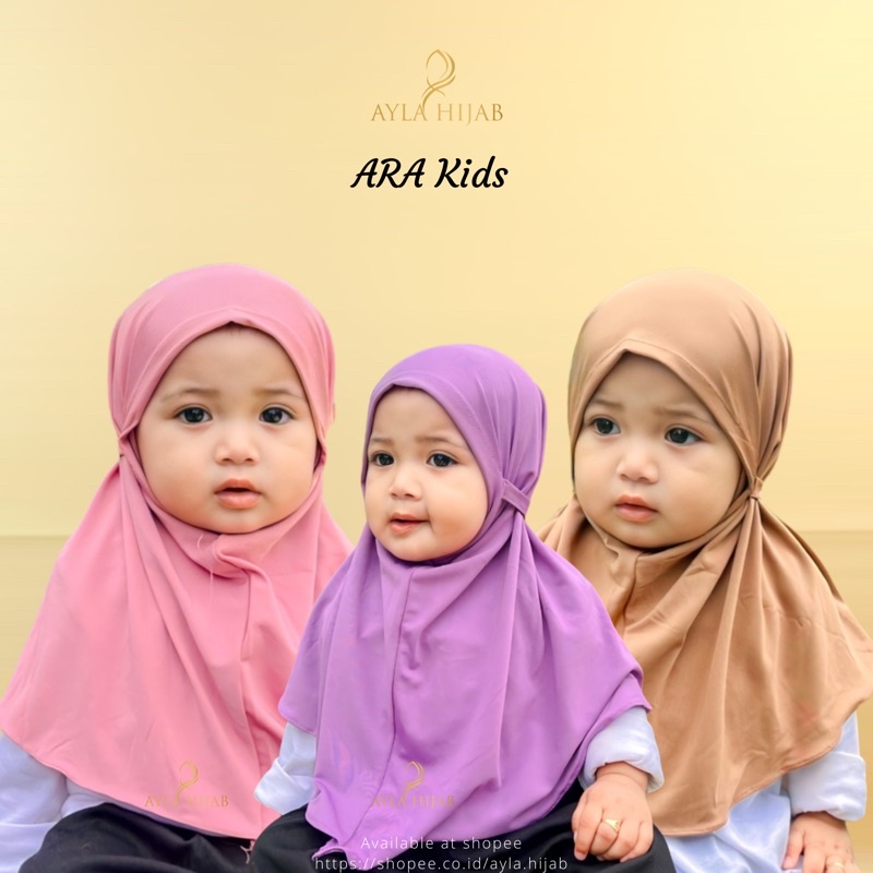 Harga (ARA) Jilbab Anak Bergo Maryam Bayi 0-3th Jersey / Ara Jilbab
Anak Jersey