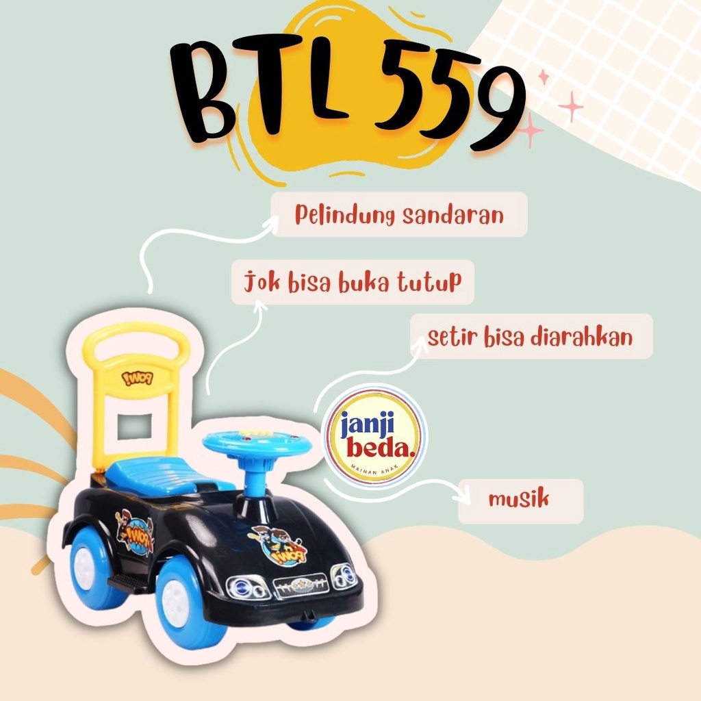 SHP Toys Ride on Cars BTL 559 Mainan mobil mobilan dorong