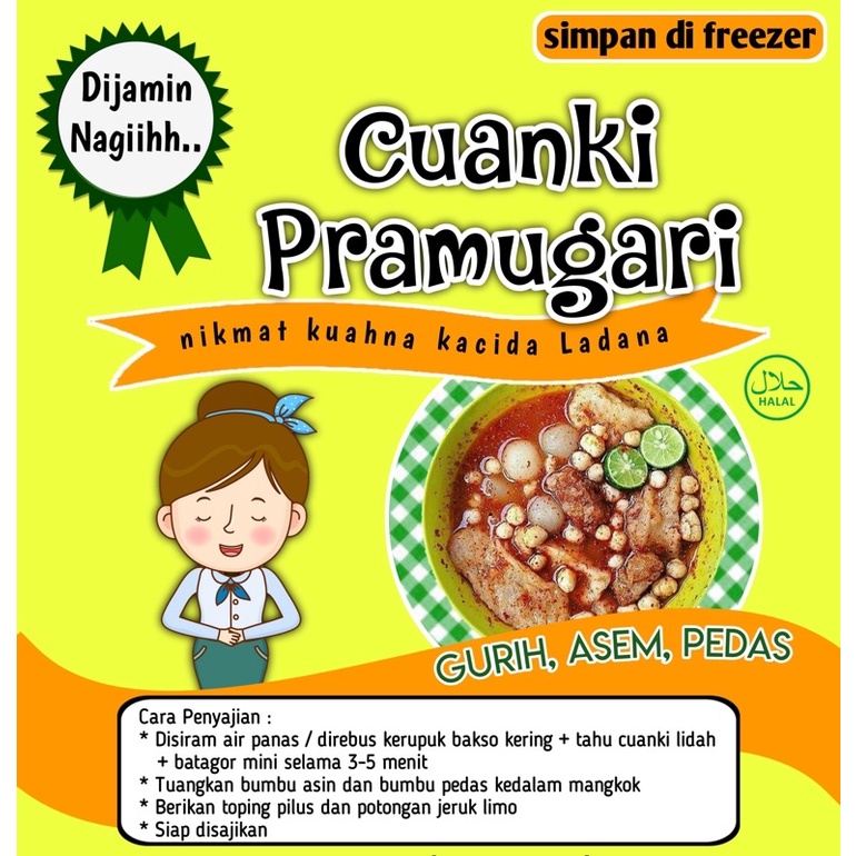 

CUANKI PRAMUGARI rasa ORIGINAL