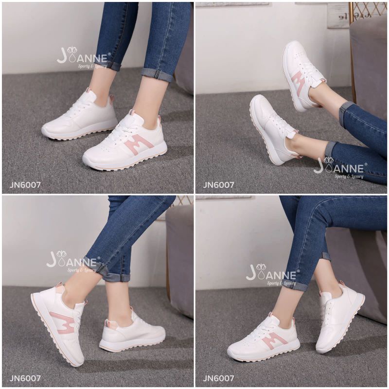 JOANNE Leather Sneakers Shoes JN6007 [ORIGINAL BRAND]