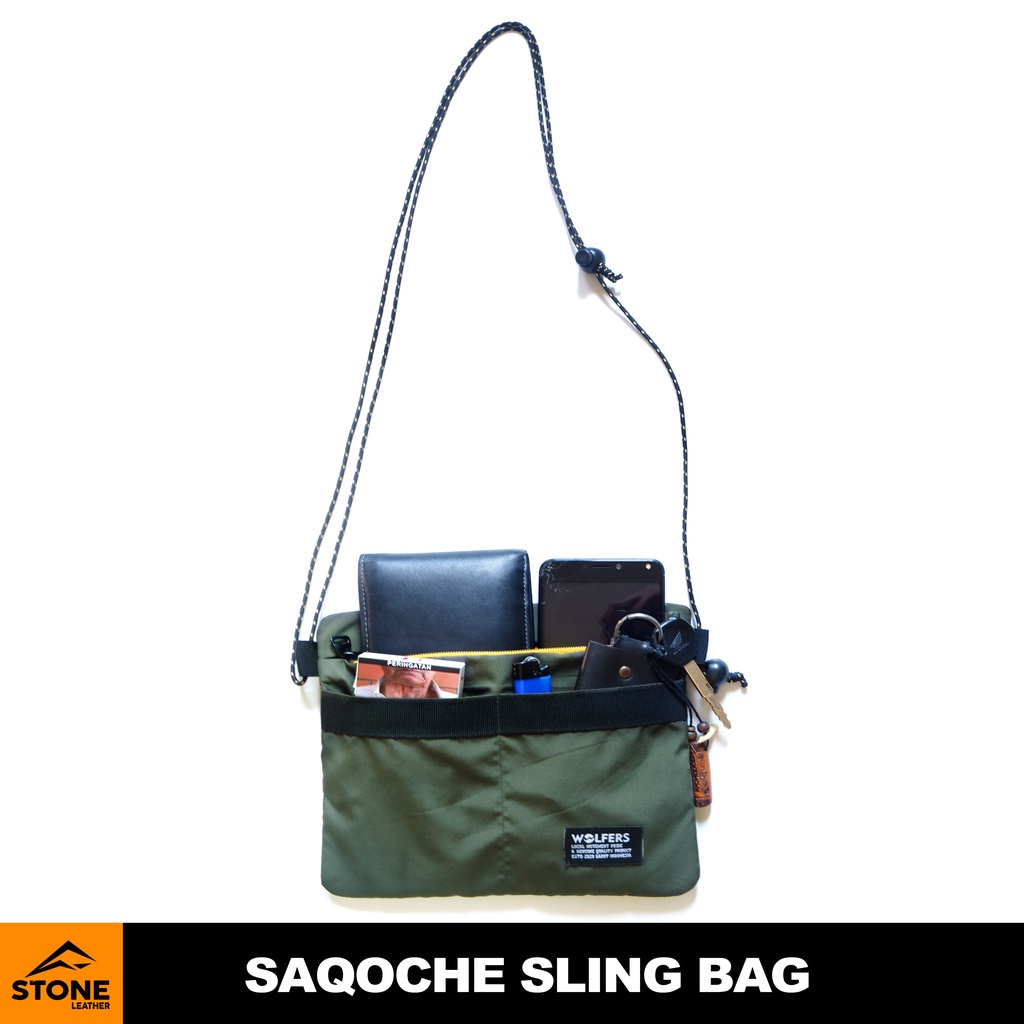 TAS SELEMPANG SACOCHE WO-SEQOUT POLYESTER