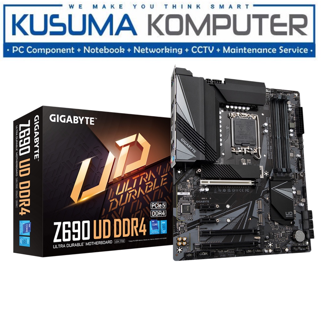 Gigabyte Motherboard Z690 UD DDR4 , PCIe 5.0, 4 DIMM, LGA 1700