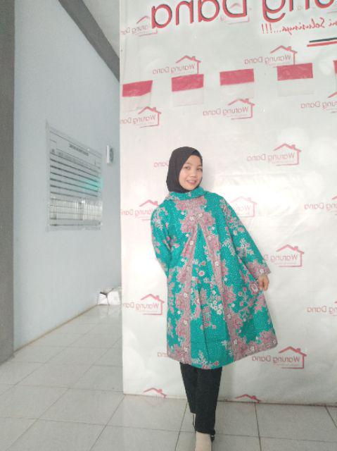 Tunic Santika Pias Cibulan #2 Tunik Batik Cantik Warna Seragaman Kantor Kerja Muslim Modis