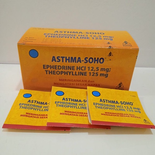 Asthma Soho 1 Strip, 4 Tablet/ Obat asma/Obat Sesak Nafas