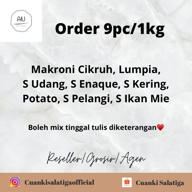

Grosir cemilan boleh mix 9pc| cuankisalatigaofficial