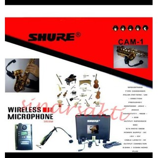 Mic Shure Sax 1 Monitor Transmitter Receiver For Music Saxaphone