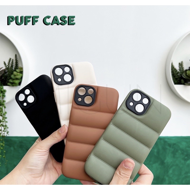 PUFF SOFT CASE for iPhone 12 12Pro 12ProMAX 12Mini 13Mini 13 13Pro 13ProMAX