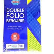 

Best Seller!! (spr-713) Kertas Double Folio Bergaris Sinar Dunia 100 Lembar