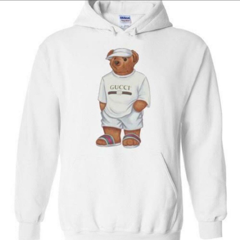 HOODIE JAKET SWEATER PRIA WANITA FASHION BRANDED GUCCI BEAR