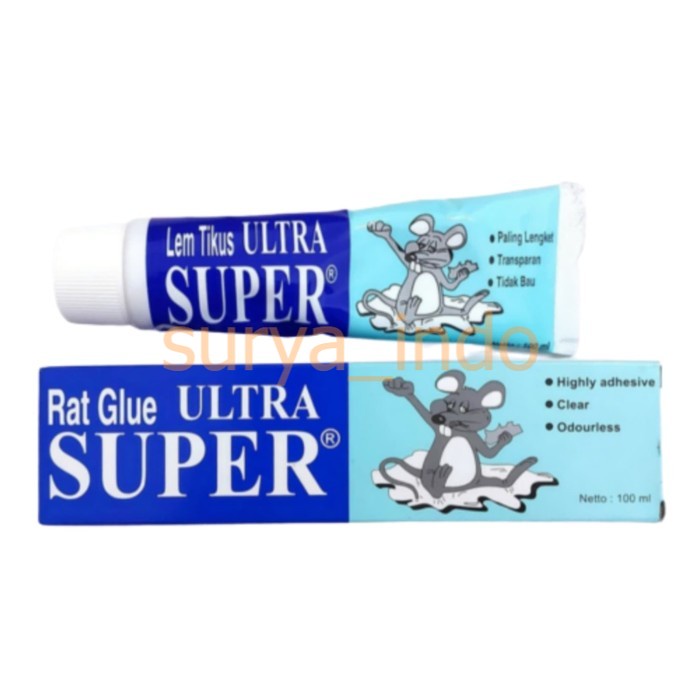 LEM TIKUS ULTRA SUPER 100 ML PERANGKAP TIKUS TRANSPARAN RAT GLUE