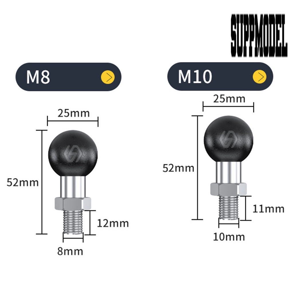 1 Set Bracket Holder Handphone Bentuk X 4 Cakar Rotasi 360 Derajat Bahan Aluminum Alloy Anti Air Untuk Motor