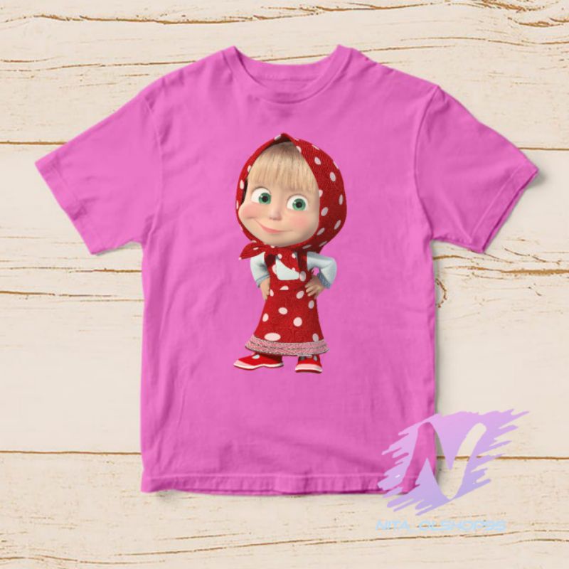 kaos anak marsa kaos anak Masha series