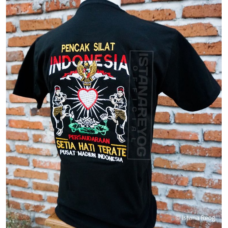 KAOS WARGA PSHT BORDIR 004 / JEMPER PSHT / SETIA HATI TERATE / SAKRAL WARGA PSHT/ KAOS WARGA PSHT / KAOS JEMPER SETUA HATI / KAOS TERATE
