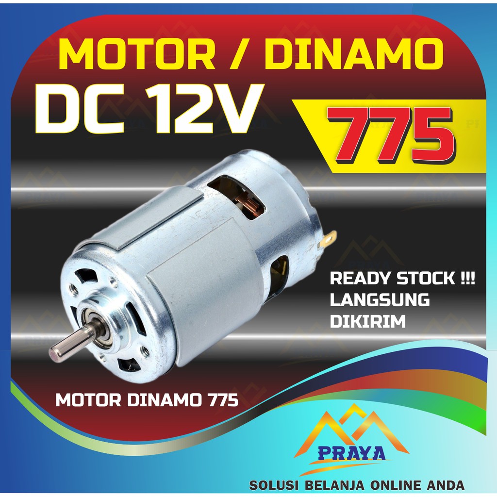 DINAMO DC 775 795 MOTOR LISTRIK 12V - 24V 12 V - 24 V HIGH TORSI TORQUE HIGH SPEED