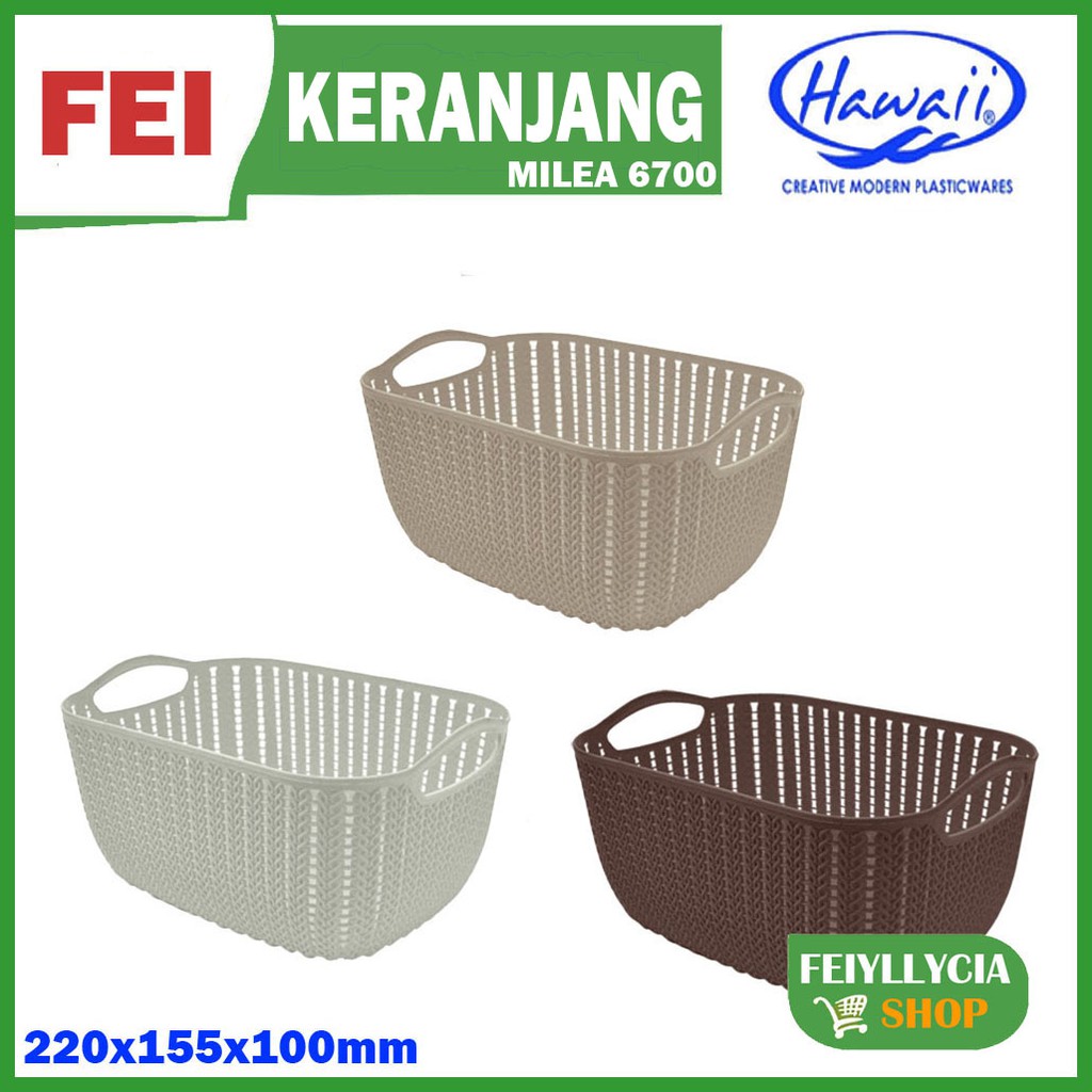 Hawaii 6700 - Milea -  Keranjang Serbaguna - Multipurpose Basket