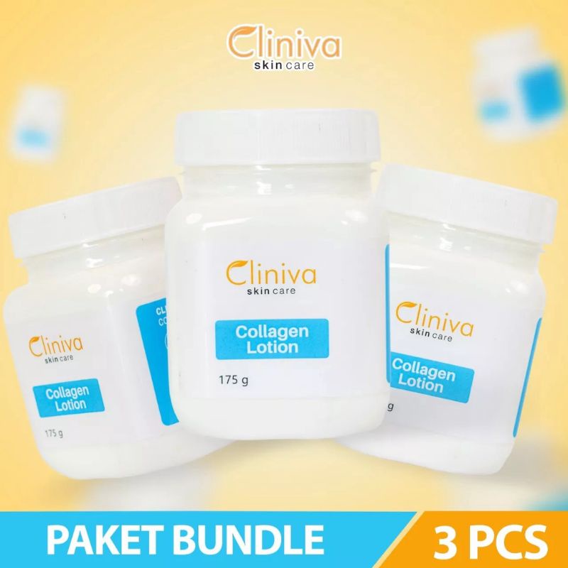 Skincare Cliniva Body Lotion Collagen Mencerahkan Dan Menutrisi Kulit Tubuh 175G Original BPOM-1