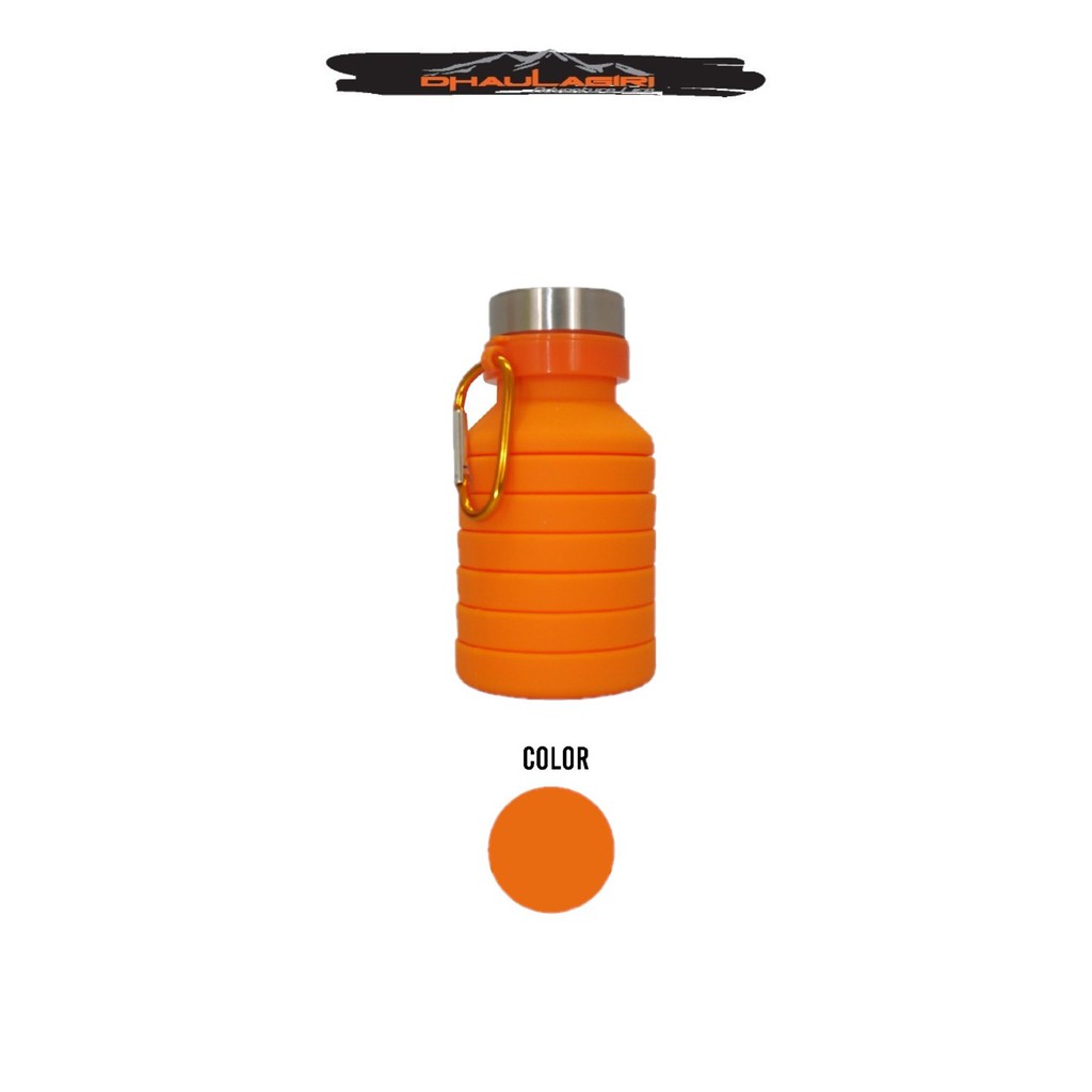 Botol Minum Telescopic Silicone 550 ml Bottle Lipat Camping Outdoor