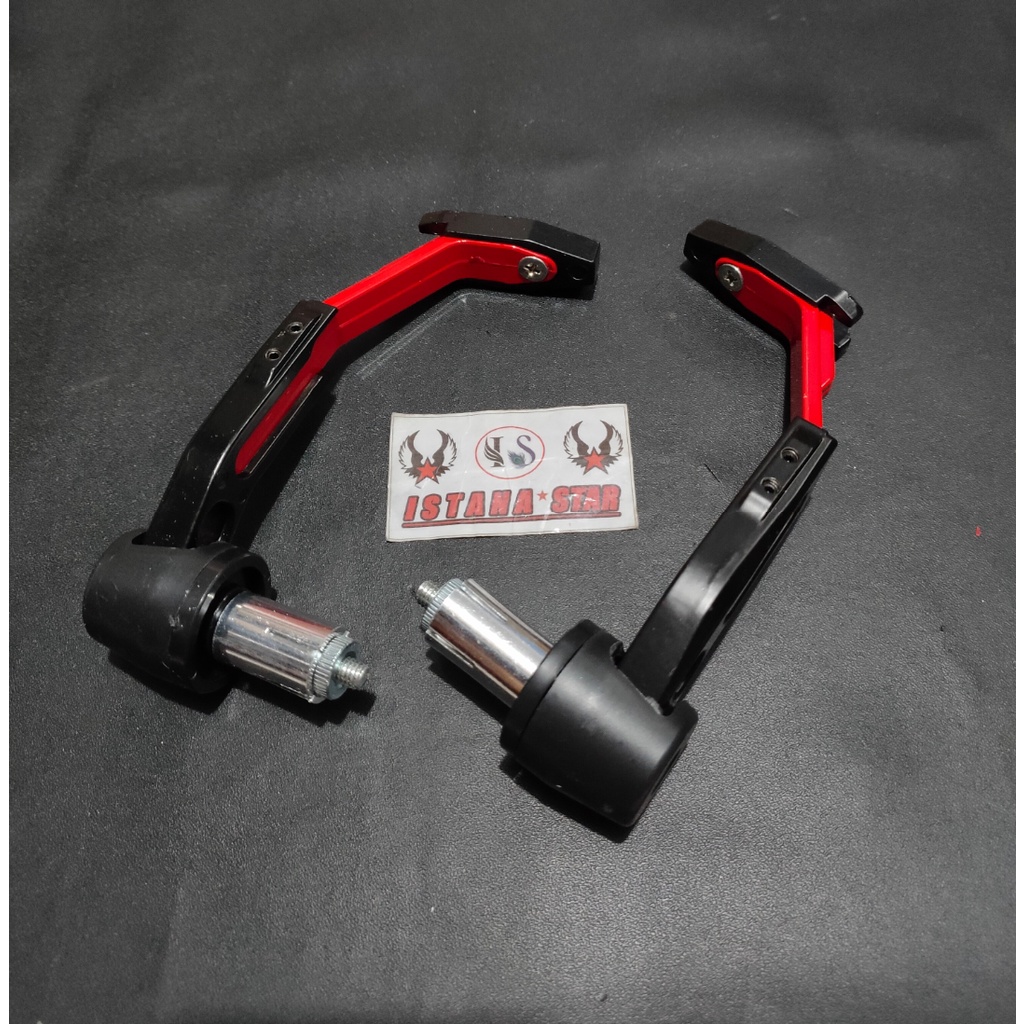 proguard robot stang + jalu as roda depan universal MERAH